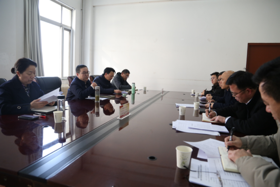市政府副市长徐冰指导国益公司改革发展工作